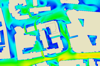 Velocity Ratio Results for 270 Degrees Approaching Winds