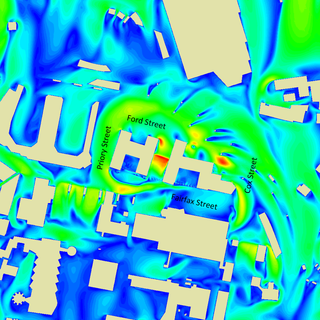 Velocity Ratio Results for 0 Degrees Approaching Winds