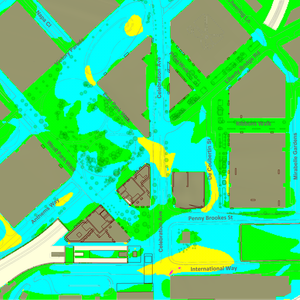 Worst Seasonal Comfort - Plots N18-19 within Existing Surrounds