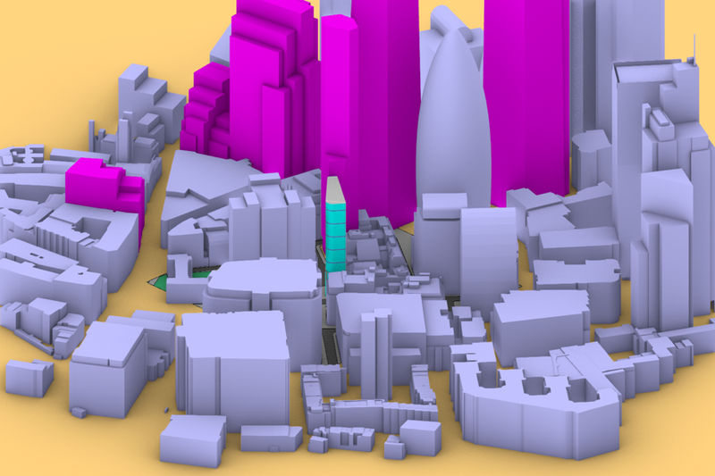 3D model, Proposed within Cumulative Surrounds