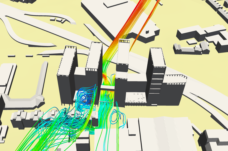 3D Model of Proposed Within Existing Surrounds Utilised for Numerical Modelling